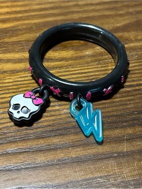 💀 Monster High McDonald's Happy Meal Electrifying Bracelet 2014 Skullette